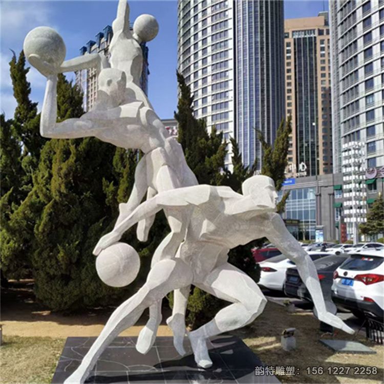 不銹鋼運(yùn)動人物雕塑 公園幾何跑步打球人物雕像 不銹鋼運(yùn)動人物雕塑 公園幾何跑步打球人物雕像